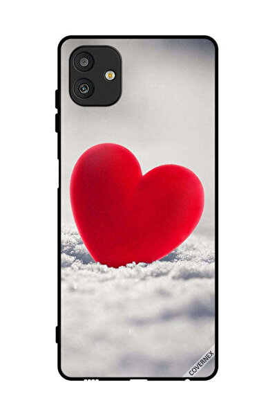 Covernex غطاء حماية لهاتف سامسونج جالاكسي M13 5G بتصميم قلب أحمر جميل