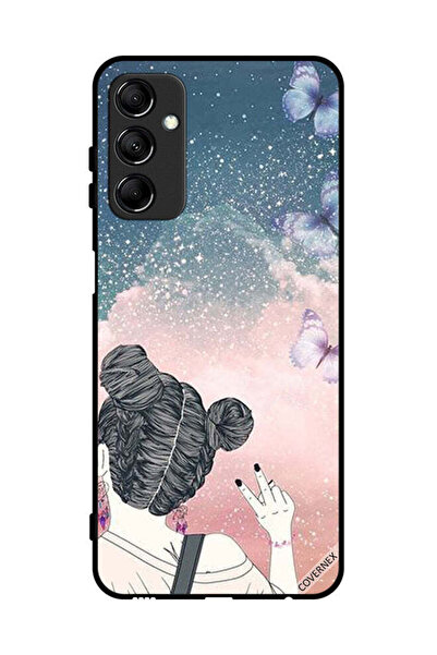 Covernex غطاء حماية لهاتف سامسونج جالاكسي M14 5G مع رسمة علامة النصر