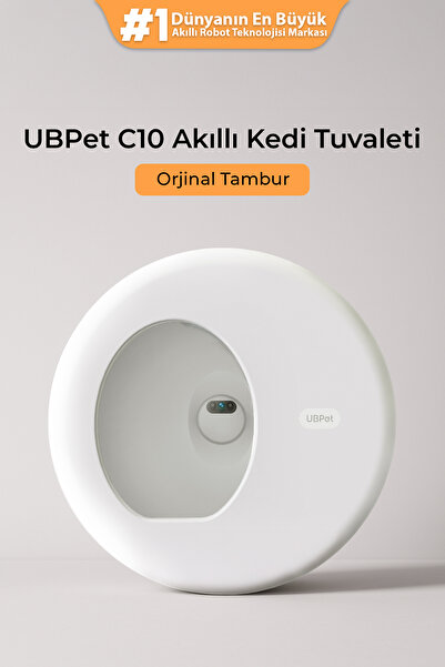 UBPet C10 Pro Akıllı Kedi Tuvaleti Uyumlu Tambur/Kabin | Koku ve Bakteri Önle...