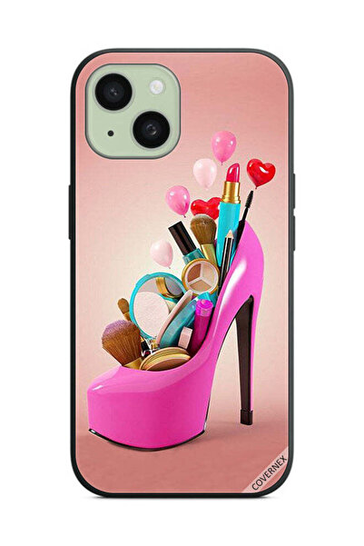 Covernex غطاء حماية لهاتف Apple iPhone 15 حذاء مع أدوات مكياج