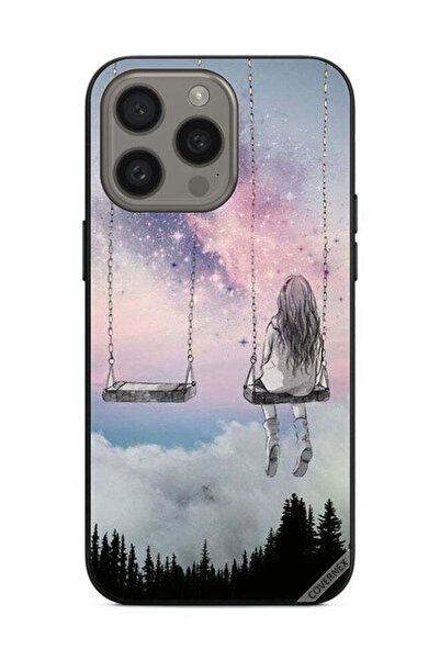 Covernex غطاء حماية لهاتف Apple iPhone 15 Pro Max - رسم فتاة وحيدة