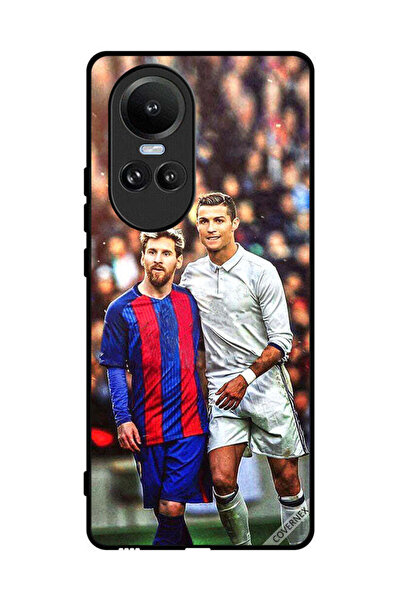 Covernex غطاء حماية لهاتف Oppo Reno10 ميسي وكريستيانو رونالدو