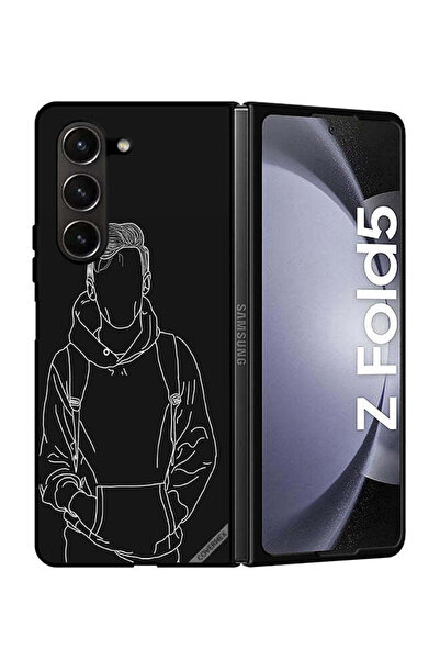 Covernex غطاء حماية لهاتف سامسونج جالاكسي زد فولد 5، رسم جاكيت بوي