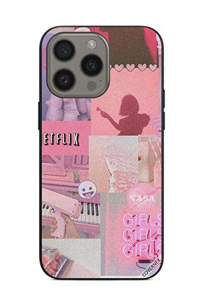 Covernex غطاء حماية لهاتف Apple iPhone 15 Pro Max - مشبك فني للبنات