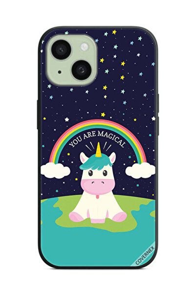 Covernex غطاء حماية لهاتف Apple iPhone 15 بتصميم وحيد القرن السحري