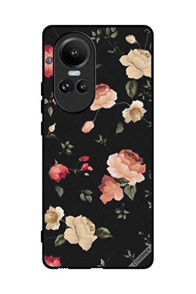 Covernex غطاء حماية لهاتف Oppo Reno10 Pro - خلفية فنية زهرية