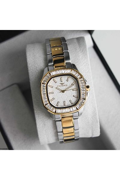 FERRO F43008D Women's Wrist Watch with Steel Band