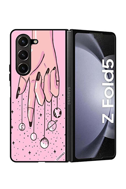 Covernex غطاء حماية لهاتف سامسونج جالاكسي زد فولد 5 - كواكب معلقة من الأصابع