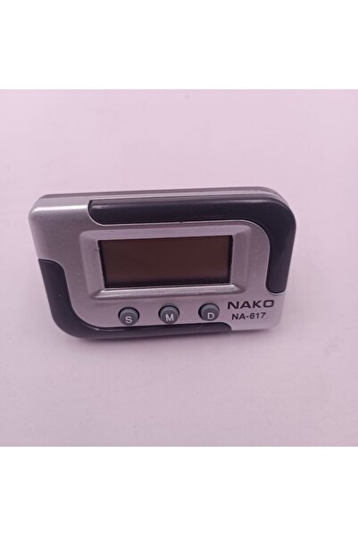 NAKO Ceas electronic auto cu bandă adezivă, 8 cm, negru/gri, Dalimag