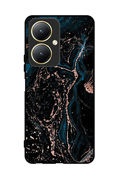 Covernex غطاء حماية لهاتف vivo Y35 Plus 5G بنمط مزيج من الرخام واللون العادي