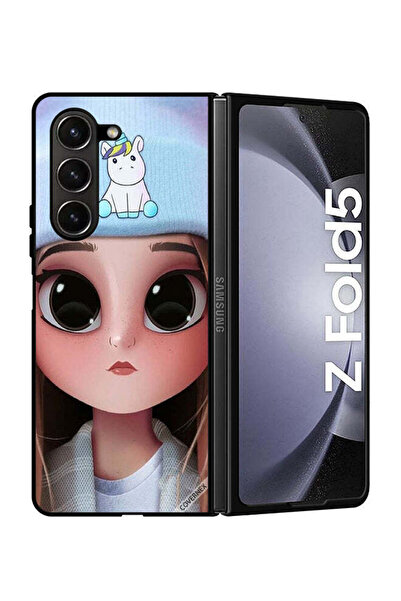 Covernex غطاء حماية لهاتف سامسونج جالاكسي زد فولد 5 - فتاة يونيكورن لطيفة