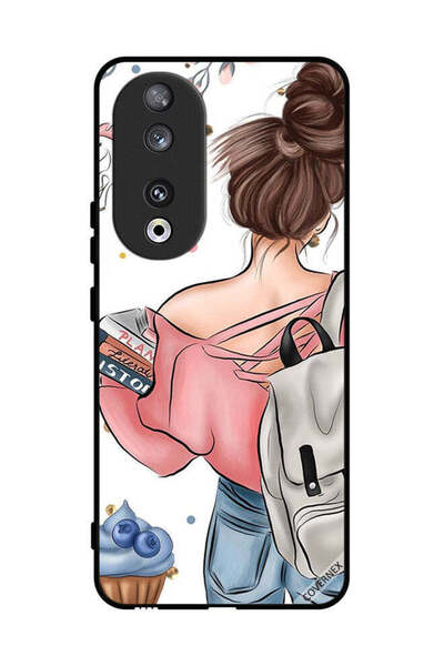 Covernex غطاء حماية لهاتف Honor 90 مطبوع عليه رسومات يد فتاة