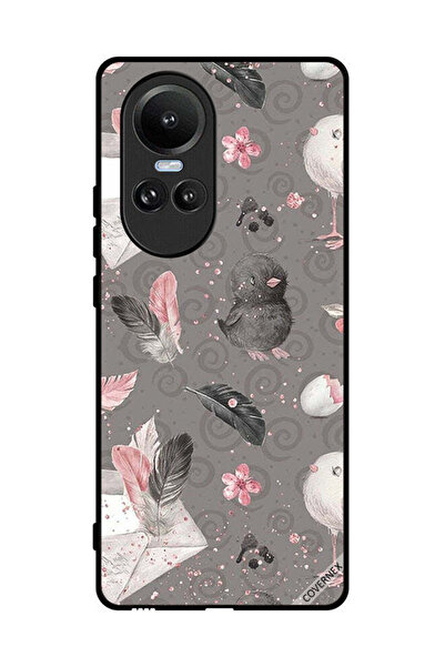 Covernex غطاء حماية لهاتف Oppo Reno10 Pro - ريش وفراخ