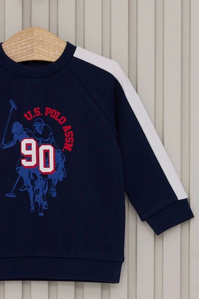 U.S. Polo Assn. Us Polo Baby Boy 2-Piece Set - Navy Blue Sax