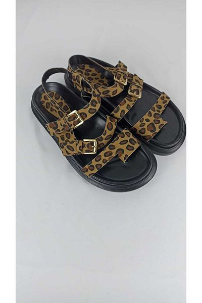 ZİO Women's Leopard Printed Sandals