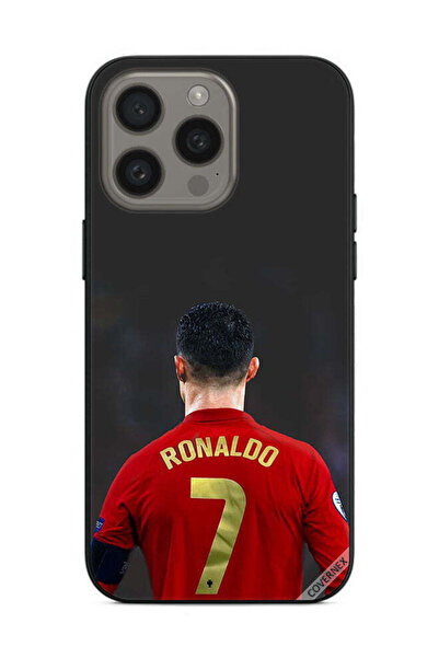 Covernex غطاء حماية لهاتف أبل آيفون 15 برو رونالدو أعظم لاعب في كرة القدم