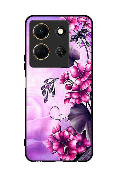 Covernex غطاء حماية لهاتف Infinix Note 30 بخلفية زهور رومانسية