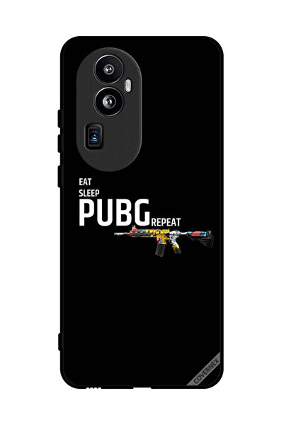 Covernex غطاء حماية لهاتف Oppo Reno 10 Pro Plus Eat Sleep Pubg Repeat