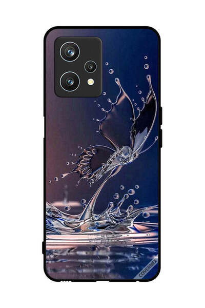 Covernex غطاء حماية لهاتف Realme 9 Pro بتصميم قطرات الماء على شكل فراشة