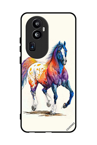 Covernex غطاء حماية لهاتف Oppo Reno 10 Pro Plus - رسمة حصان