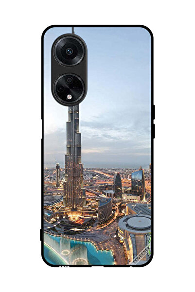 Covernex غطاء حماية لهاتف Oppo A98 5G منظر جميل لوسط مدينة دبي