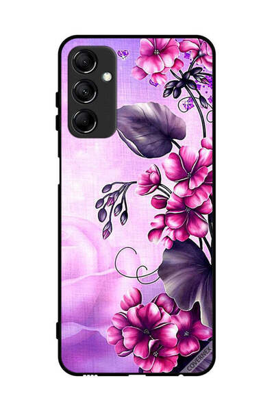 Covernex غطاء حماية لهاتف سامسونج جالاكسي M14 5G بخلفية زهور رومانسية