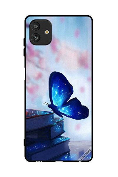Covernex غطاء حماية لهاتف سامسونج جالاكسي M13 5G، فراشة جالسة على كتاب
