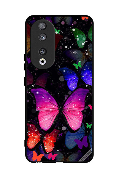 Covernex غطاء حماية لهاتف Honor 90 بنقشة الفراشات