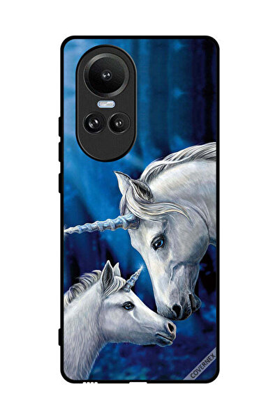 Covernex غطاء حماية لهاتف Oppo Reno10 - محب يونيكورن - طفل يونيكورن