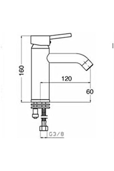 Mena Rise ŞirinShop Sultance Lavatory Faucet 1108107