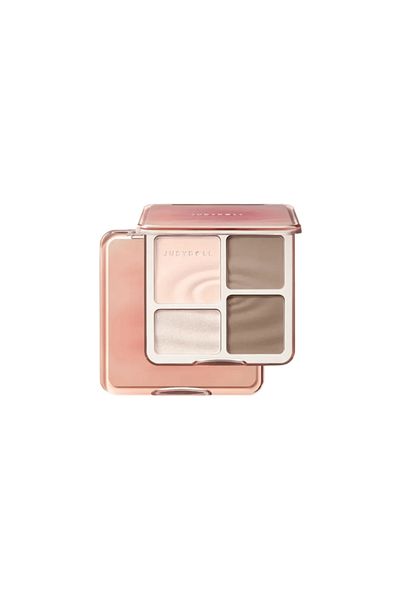 JUDYDOLL 2 IN 1 Highlighter Contour Palette #01 Waves 9 g - cool contouring and highlighting palette