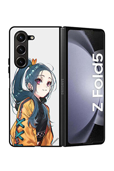 Covernex غطاء حماية لهاتف سامسونج جالاكسي زد فولد 5، فتاة لطيفة تشعر بالبرد