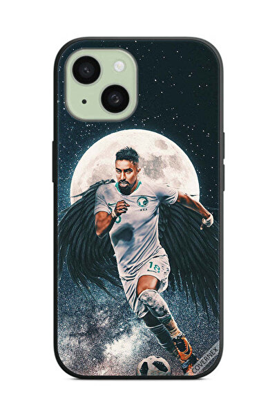 Covernex غطاء حماية لهاتف آبل آيفون 15 - سالم الدوسري يحمل كرة قدم