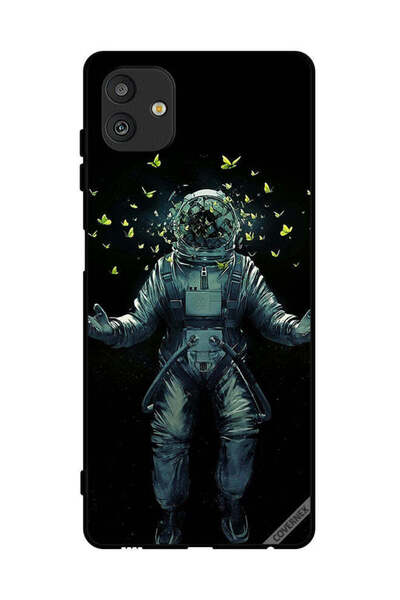 Covernex غطاء حماية لهاتف سامسونج جالاكسي M13 5G، رائد فضاء وفراشات