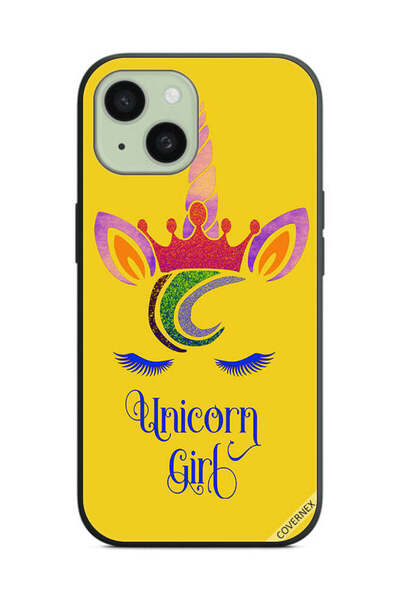 Covernex Protective Case Cover For Apple iPhone 15 Plus Unicorn Girl Art