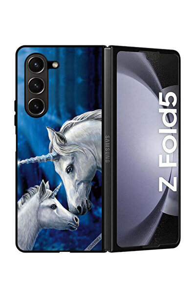 Covernex غطاء حماية لهاتف سامسونج جالاكسي زد فولد 5 - محب يونيكورن - طفل يوني...