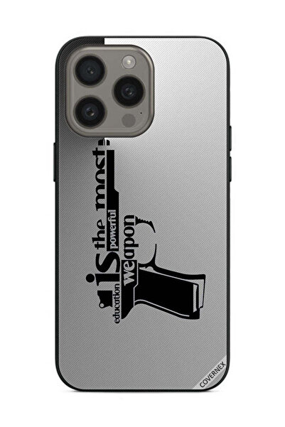 Covernex غطاء حماية لهاتف Apple iPhone 15 Pro Max التعليم هو السلاح الأقوى