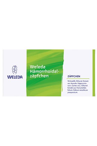 Weleda Suppositories, Weleda, Relieves Burns and Itching after Hemorrhoids, 10 pcs.