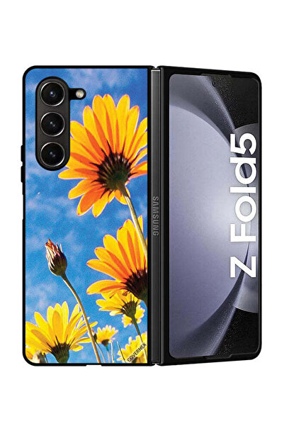 Covernex غطاء حماية لهاتف سامسونج جالاكسي زد فولد 5 - زهور عباد الشمس