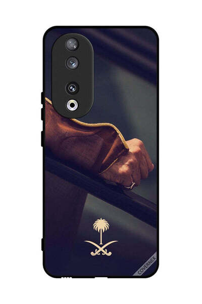 Covernex غطاء حماية لهاتف Honor 90 مع شعار المملكة العربية السعودية