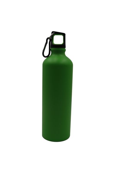 dalimag Sticla Sport Metalica, 800ml, Carlig Prindere, Verde, Dalimag