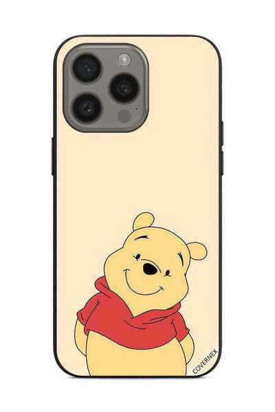 Covernex غطاء حماية لجهاز Apple iPhone 15 Pro - الدب في وضع السعادة