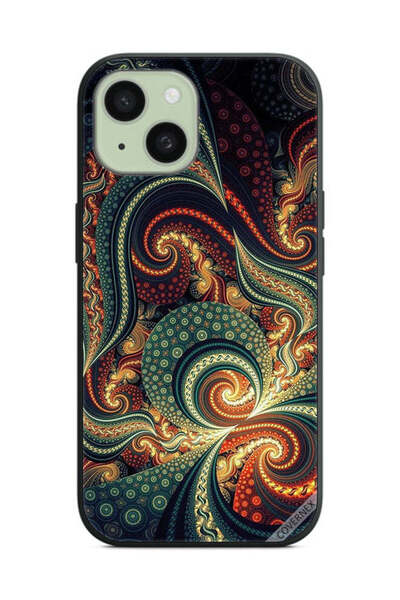 Covernex غطاء حماية لهاتف Apple iPhone 15 Plus بنمط ماندالا العتيق