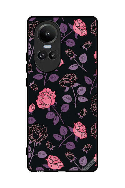 Covernex غطاء حماية لهاتف Oppo Reno10 Pro - زهور قوطية باستيل