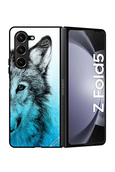 Covernex غطاء حماية لهاتف سامسونج جالاكسي زد فولد 5 - وجه ذئب نصفي