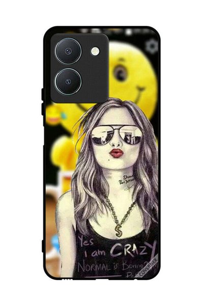 Covernex غطاء حماية لهاتف Vivo Y36 4G نعم أنا مجنون، العادي ممل