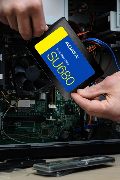 Adata محرك أقراص الحالة الصلبة الداخلي SSD الأسرع من نوعه SU680 لأجهزة الكمبيوتر المحمولة وأجهزة الكمبيوتر المكتبية وأجهزة PS5 وأجهزة Xbox