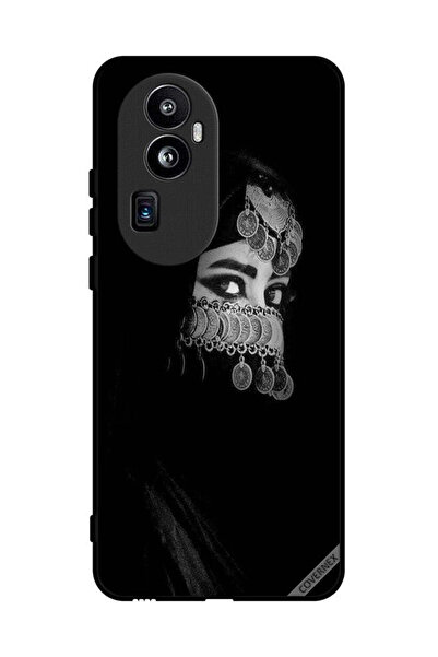 Covernex غطاء حماية لهاتف Oppo Reno 10 Pro Plus، فتاة ذات عيون جميلة ووجه مجو...