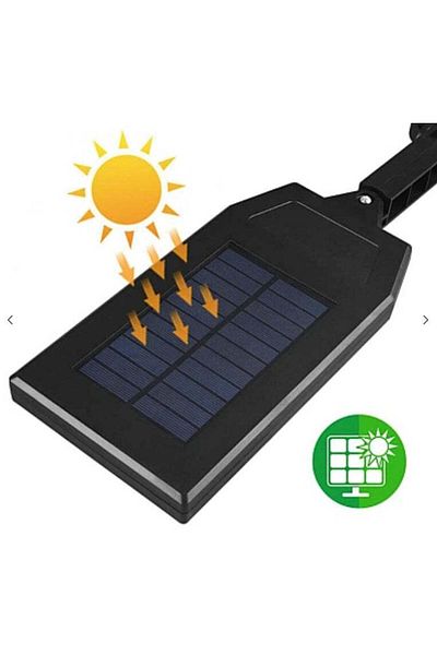 divendi-ro Solar street lamp LF-1912B COB, wall mounted, for outdoor use
