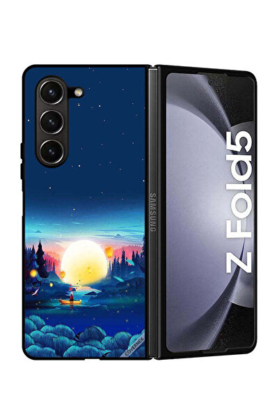 Covernex غطاء حماية لهاتف سامسونج جالاكسي زد فولد 5، منظر غروب الشمس، طلاء